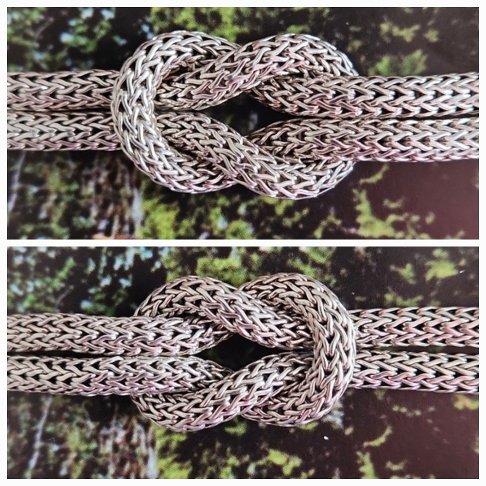 ❤️John Hardy❤️ - Love Knot Bracelet, Sterling Silver, 10MM - Picture 9 of 16